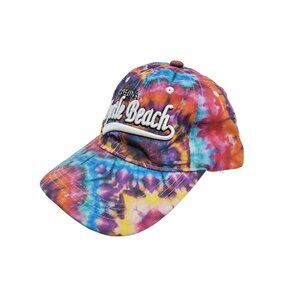 vintage unisex lucky 7 usa tie dyed myrtle beach s.carolina adjustable cap